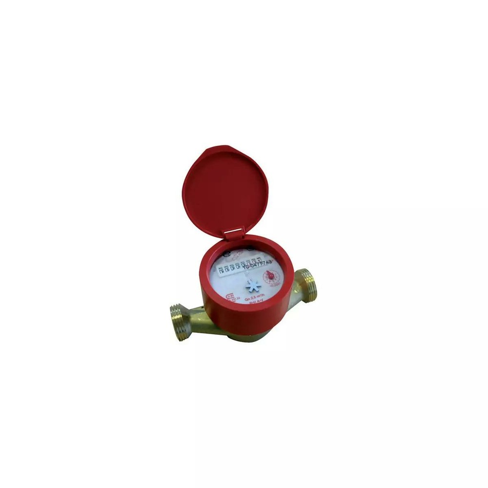 Compteur d'eau divisionnaire - eau chaude - 3/4''