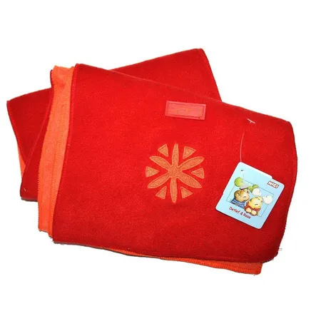 NICI Schal Detlef & Rosa ca.2 Meter in Rot/Orange mit Muster