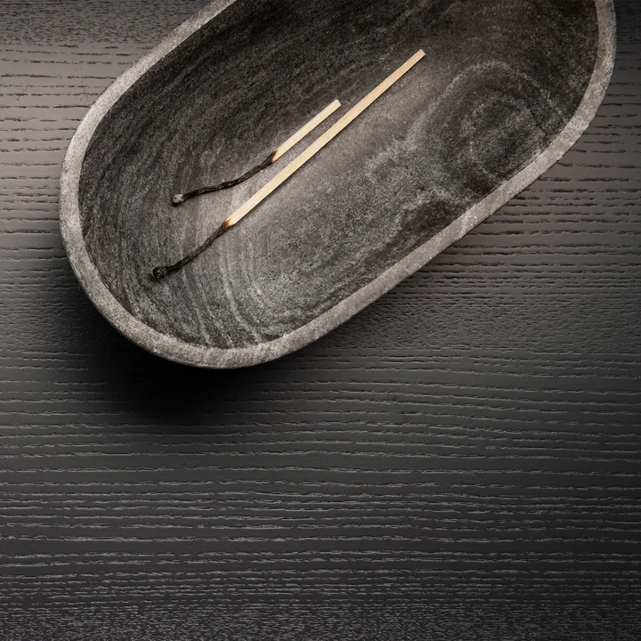 Ferm Living - Alza Schale, Marmor schwarz