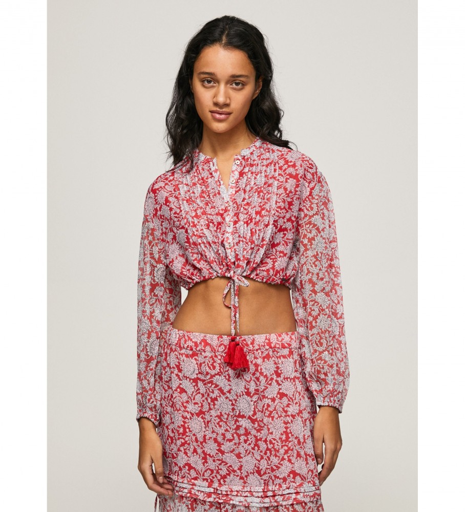 Blusa vermelha Brianna da Pepe Jeans