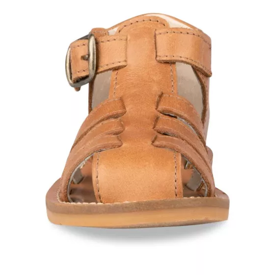 Sandales COGNAC FREEMOUSS BOY CUIR
