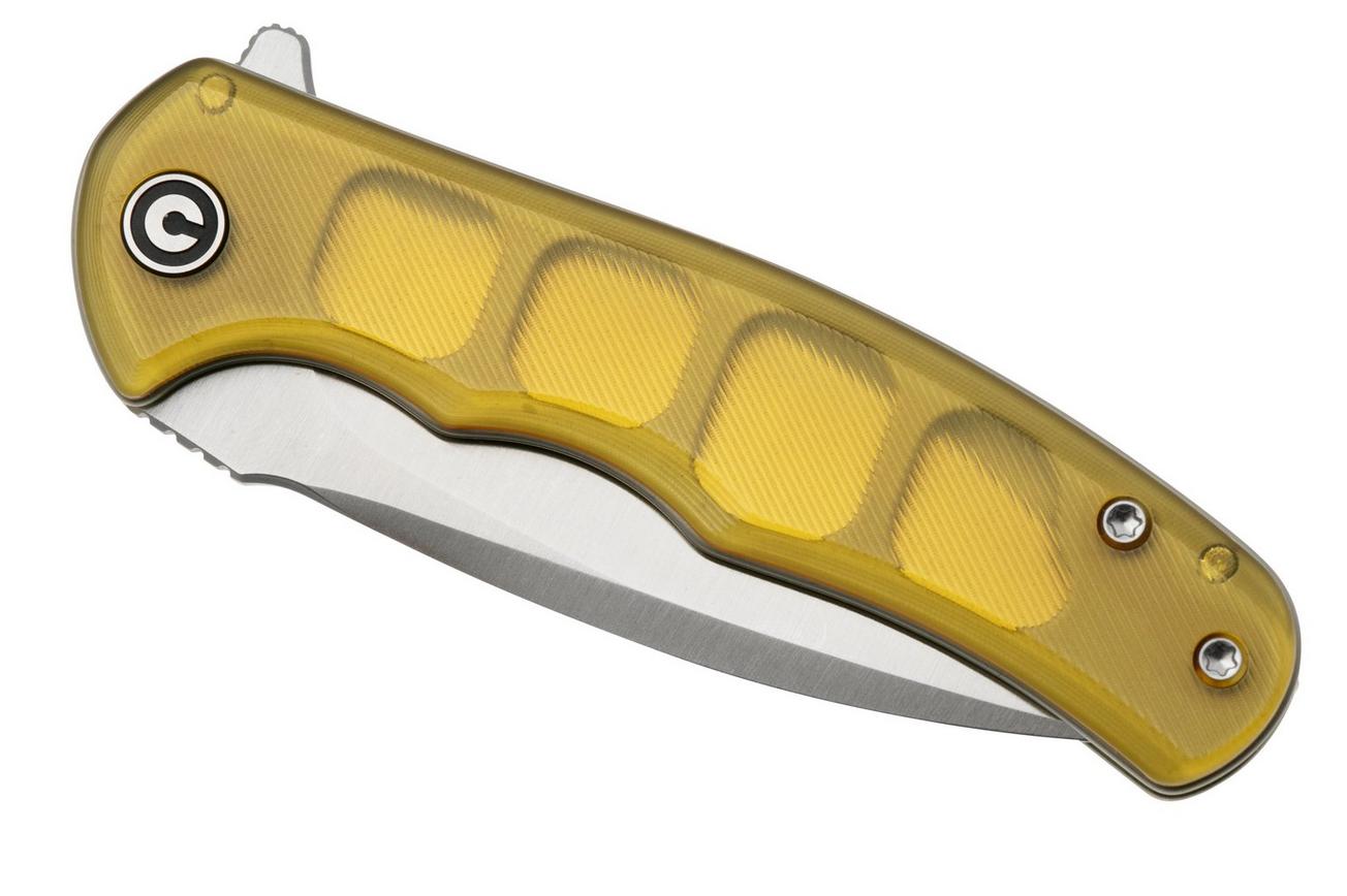 Civivi Mini Praxis C18026C-4, Satin D2, Polished Ultem, zakmes