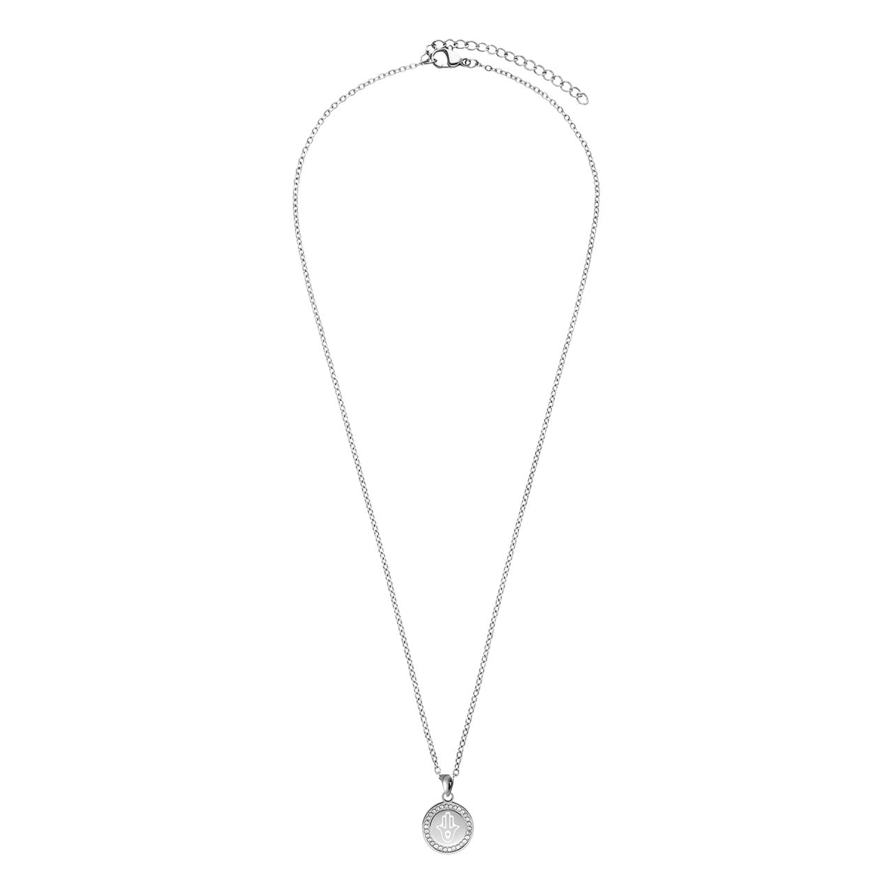 Stalen ketting met Hamsa