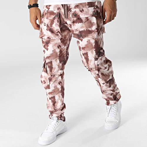 Pantalon Cargo LL724 Marron Beige