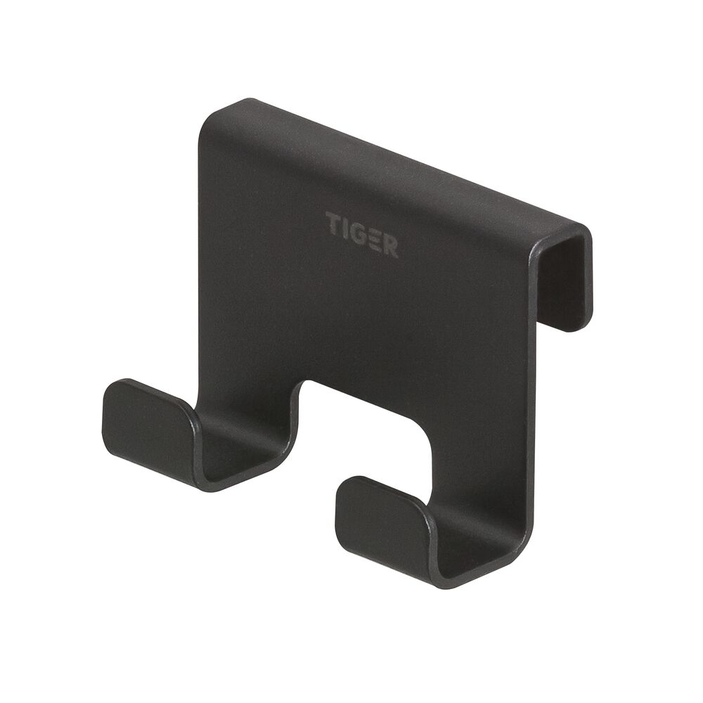 Tiger Caddy handdoekhaak voor douchecabine 6-8 mm zwart