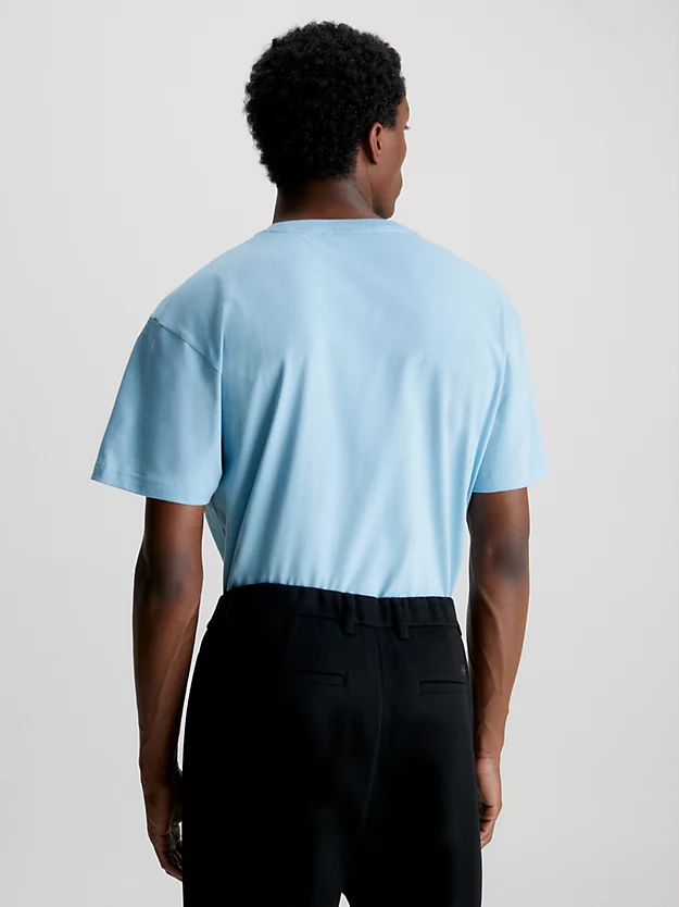 Camiseta de algodão com logotipo