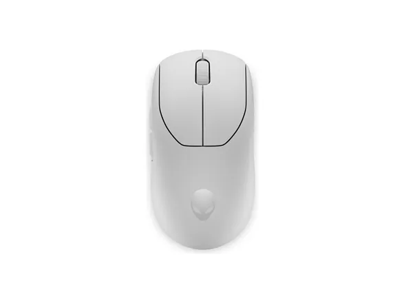 Alienware Pro Wireless Gaming Mouse - Mus - optisk - 6 knapper - kablet, trådløs - USB, 2.4 GHz - månelys