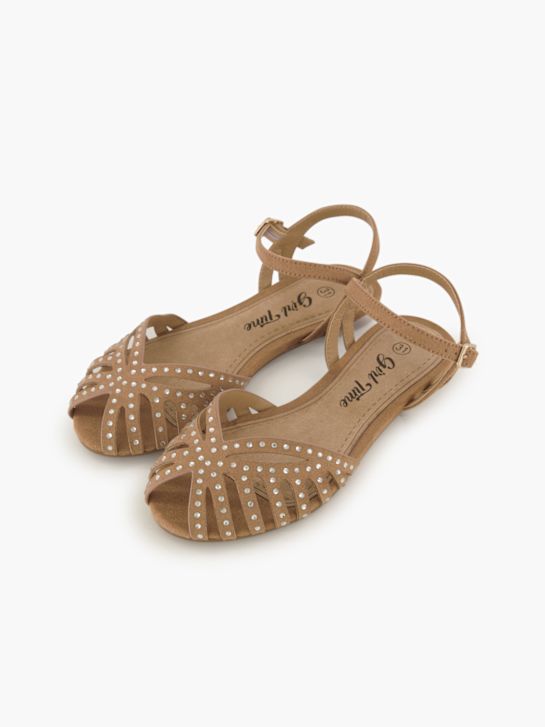 Girl Time Sandalette Braun