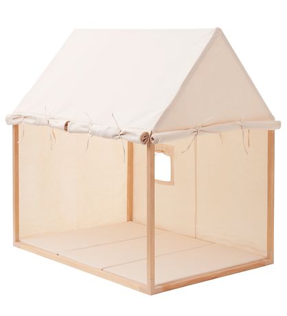 Kids Concept Spielzelt - Haus - Natur Weiß - 110x84 cm - Naturwe