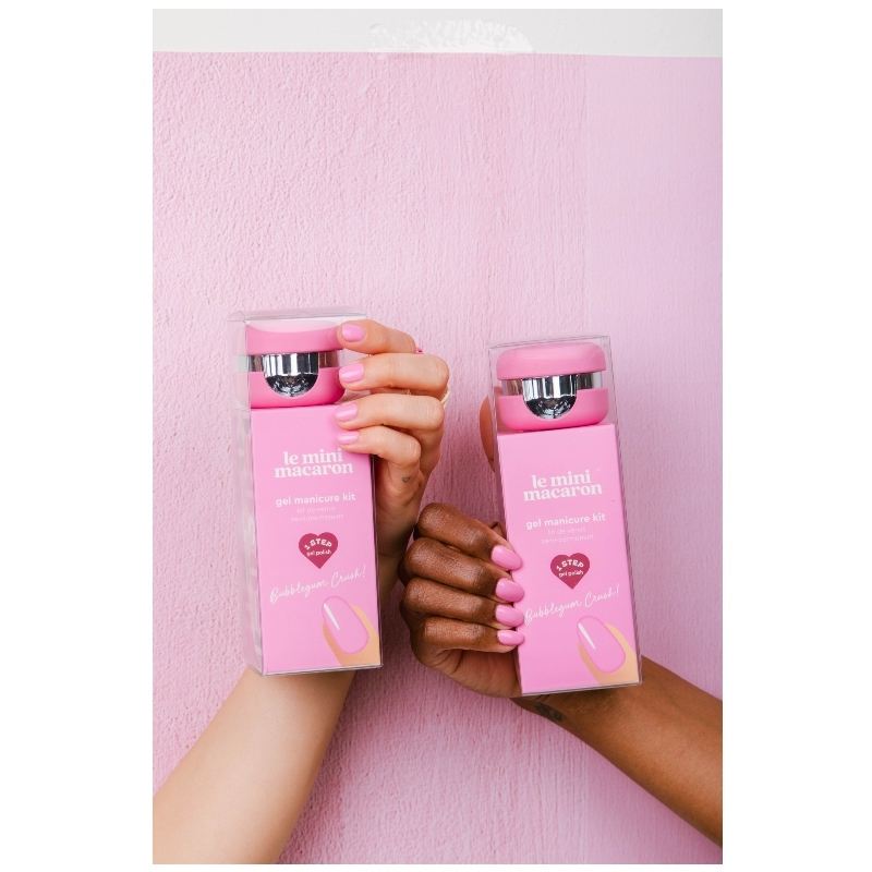 Le Mini Macaron Gel Manicure Kit - Bubblegum Crush