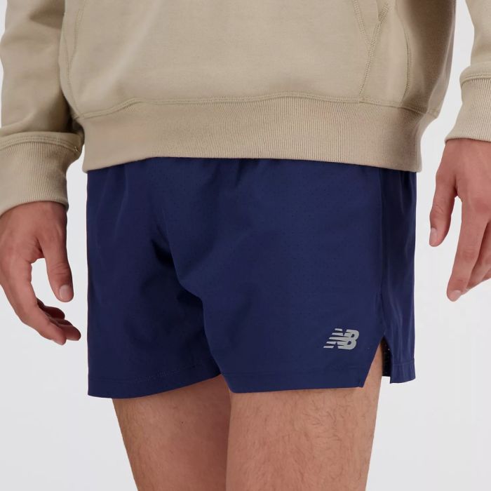 New Balance Herre Shorts RC Seamless 5 Inch Shorts Blå