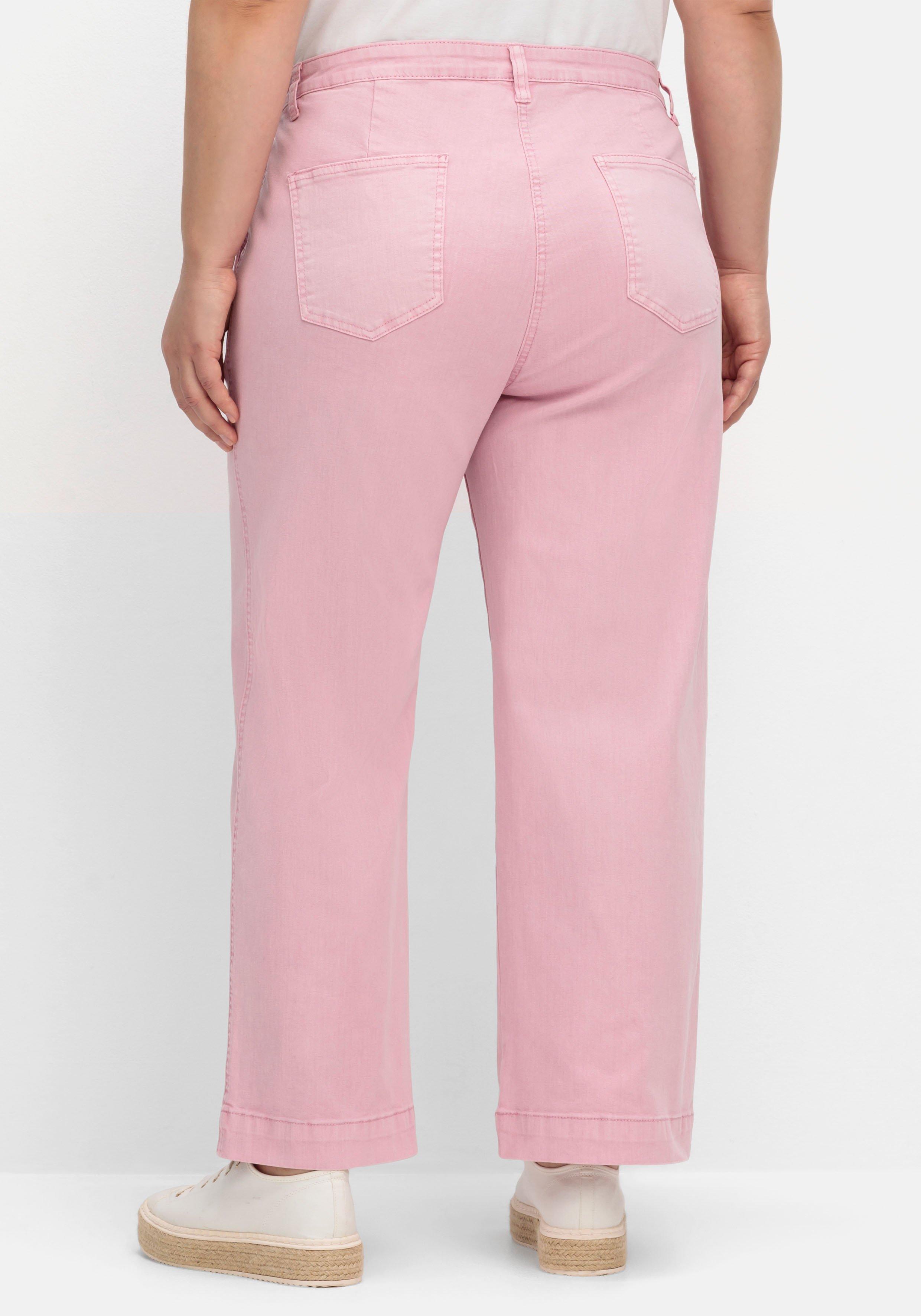 Culotte aus weichem Twill, in gewaschener Optik
