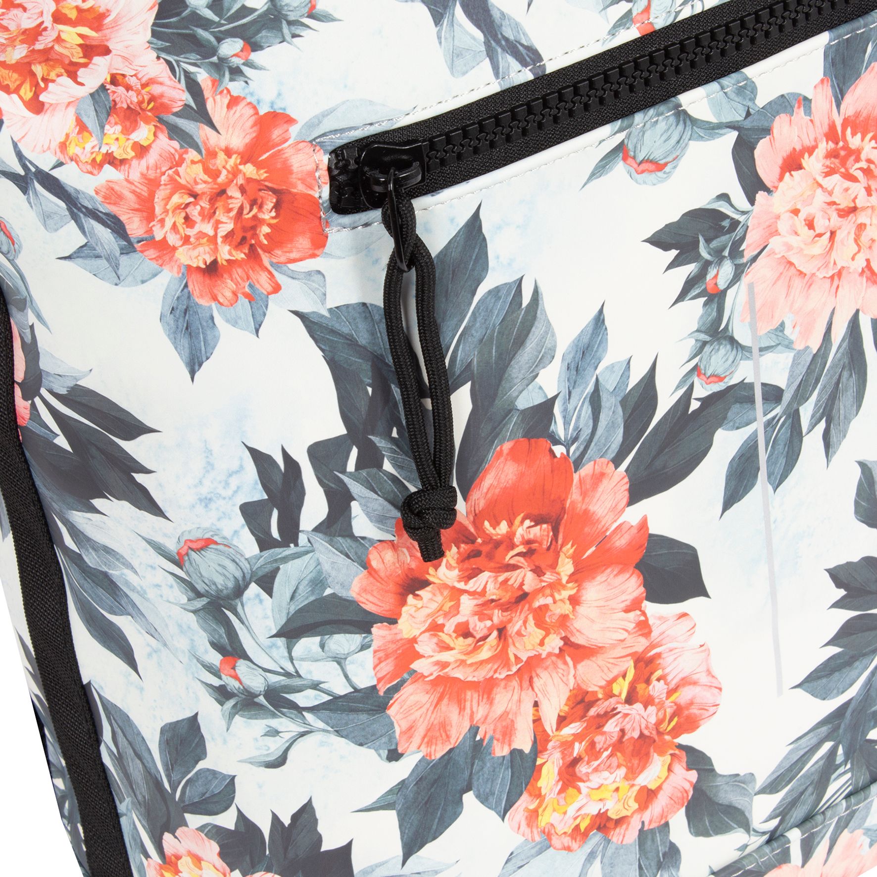New Rebels Flora Mart New York Rolltop Backpack White