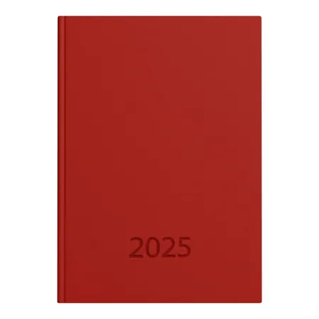 Idena Taschenkalender 2025 – A7, FSC® Mix, rot