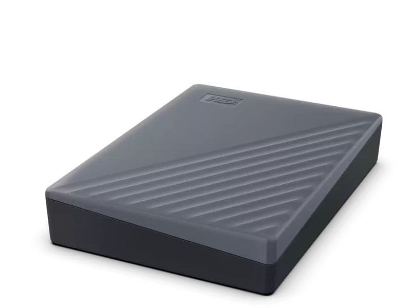 Western Digital Externe Festplatte My Passport 6 TB Tragbare Festplatte mit Passwortschutz und Backup-Software
