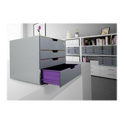 Durable Varicolor Safe - Module de classement 4 tiroirs - multicolore