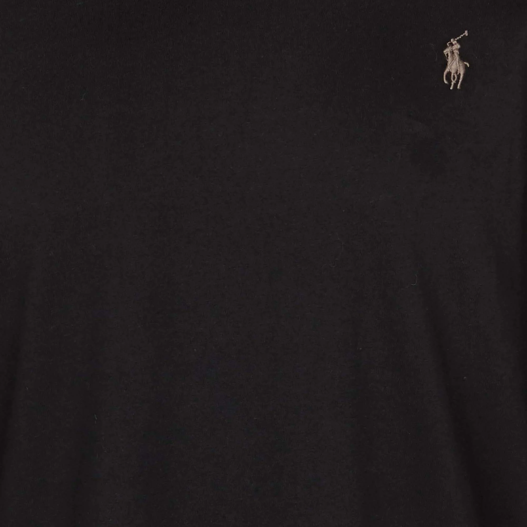 Tee-shirt col rond slim-fit en coton | Noir