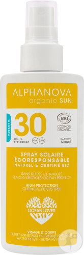 Alphanova Sun Spray Solaire IP30 Adultes Bio 125ml