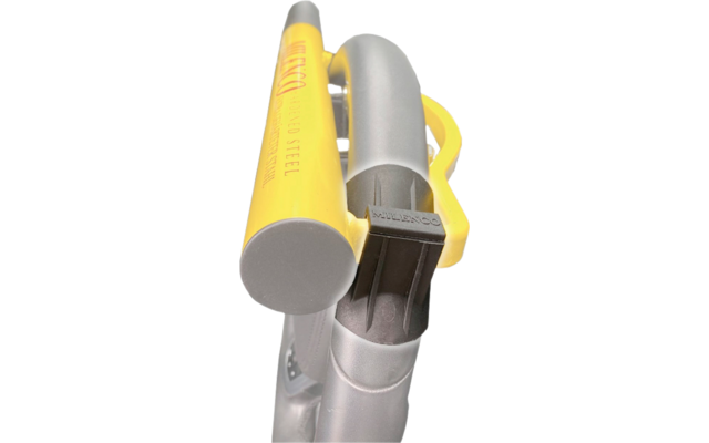 Milenco Hochsicherheits-Lenkradschloss High Security Steering Wheel Lock + Yellow with Pad and Bag