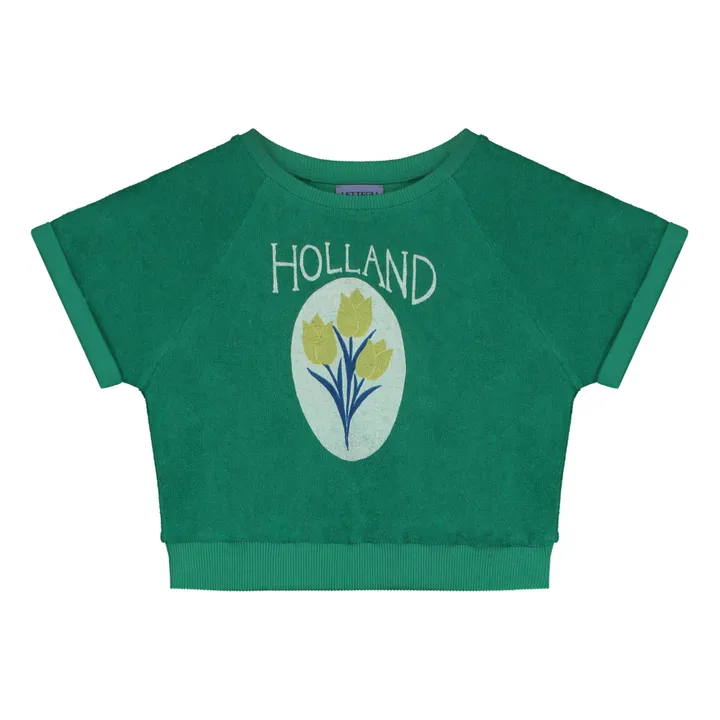 Letter To The World Sweat Amsterdam Eponge Bio | Vert