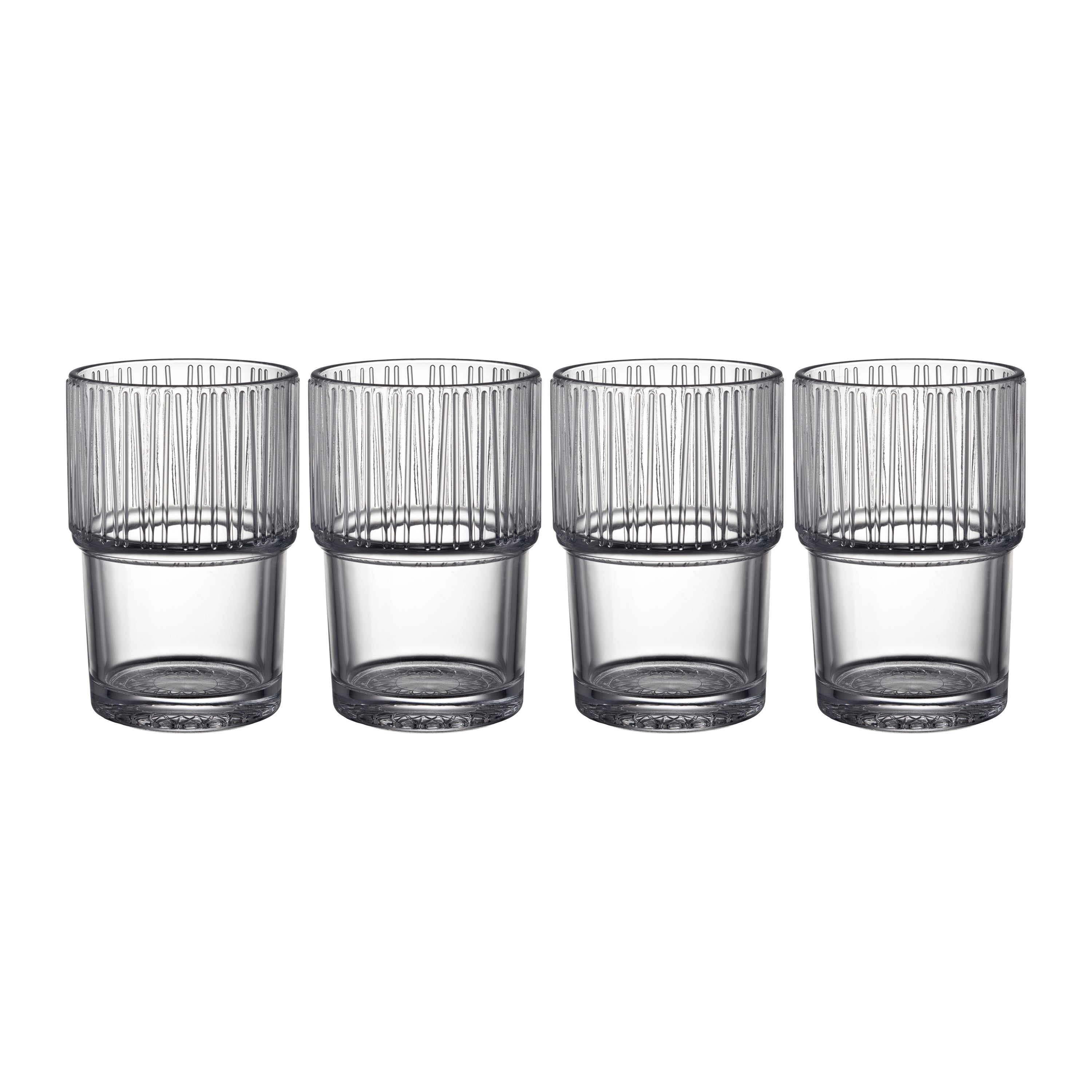 Bitz Kusintha Waterglas 280 ml 4 st. - Transparant