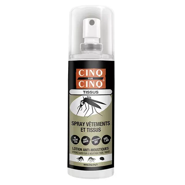 Spray para roupas e tecidos Five on Five, 100ml