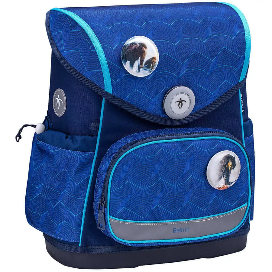 Belmil Schulranzen Premium Compact Plus Set 5-teilig Estate Blue