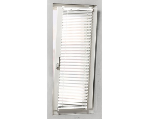 Soluna aluminium jaloezie met zijspanning, wit, 70x130 cm