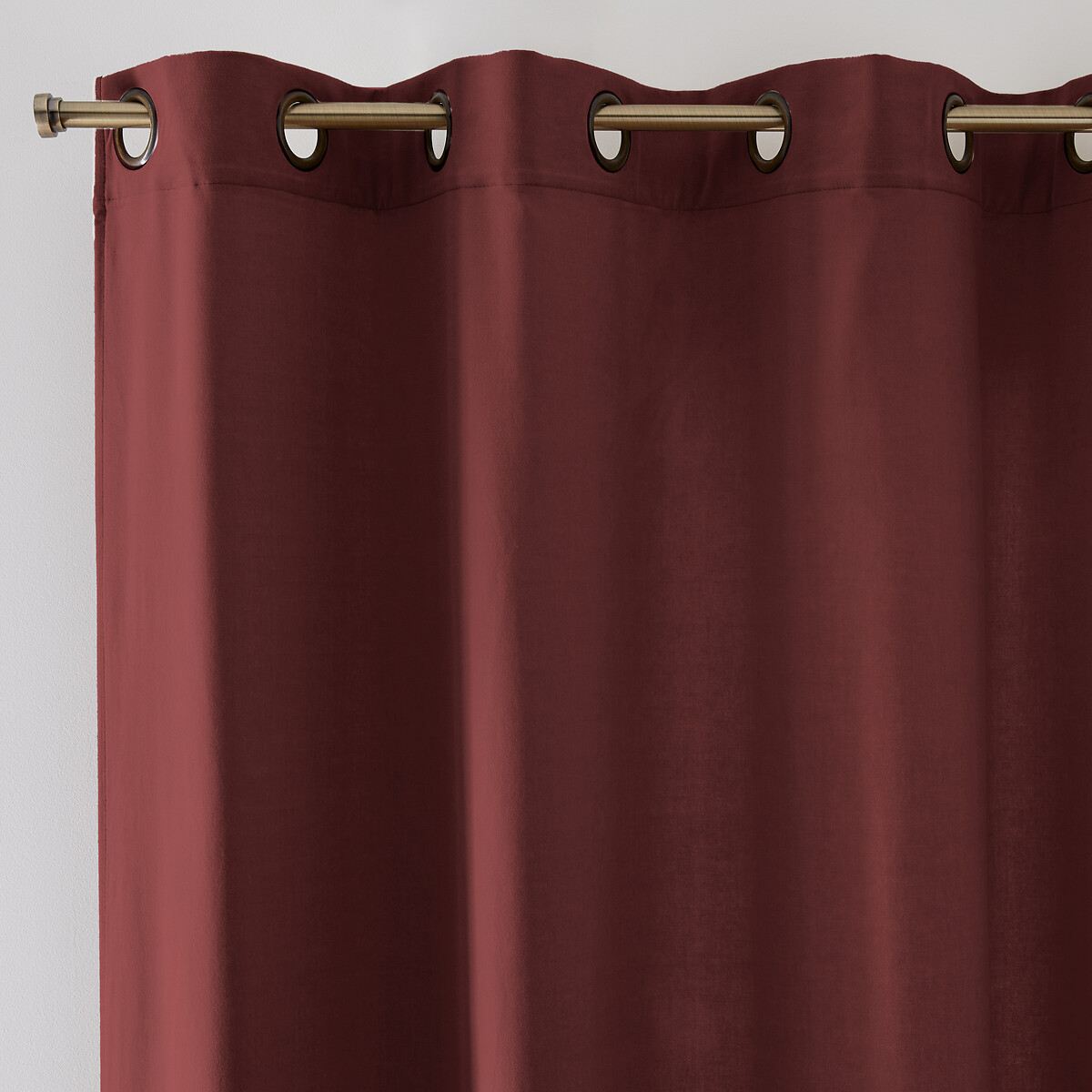 LA REDOUTE INTERIEURS<br>Cortina de veludo com ilhós Veludo