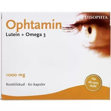 Ophtamin Omega 3   Lutein - 60 kapsler