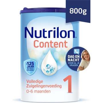 Nutrilon Content 1 Volledige Zuigelingenvoeding - Baby 0-6 Maanden 800g