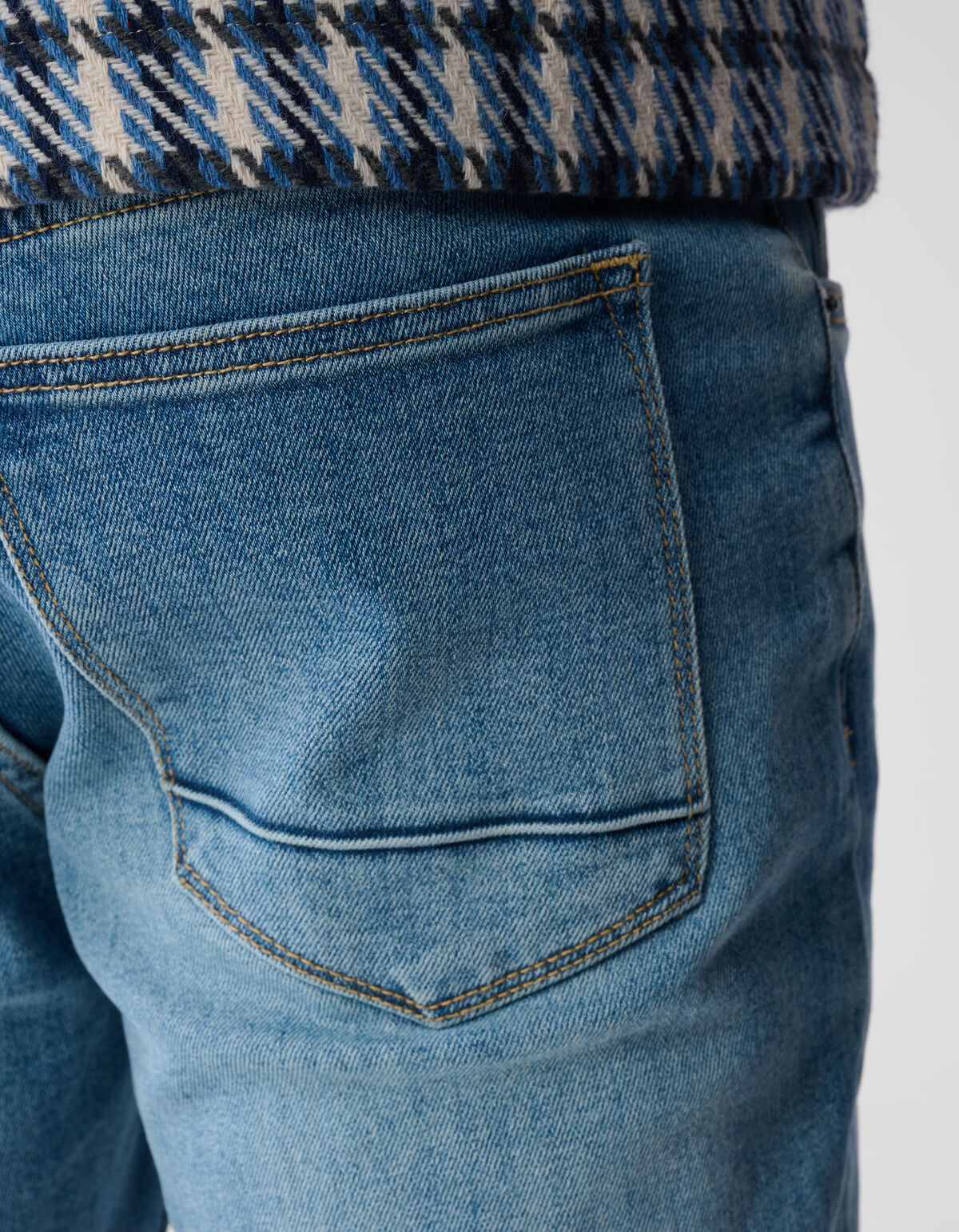Slim Straight Fit Jeans Blauw L34