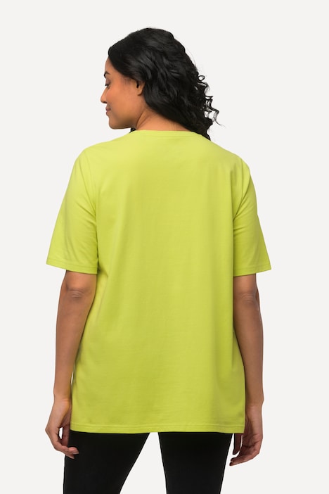 T-Shirt, A-Linie, Rundhalsausschnitt, Halbarm