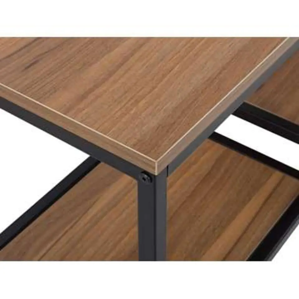 BELMONT - Consoletafel - Donkere houtkleur - MDF
