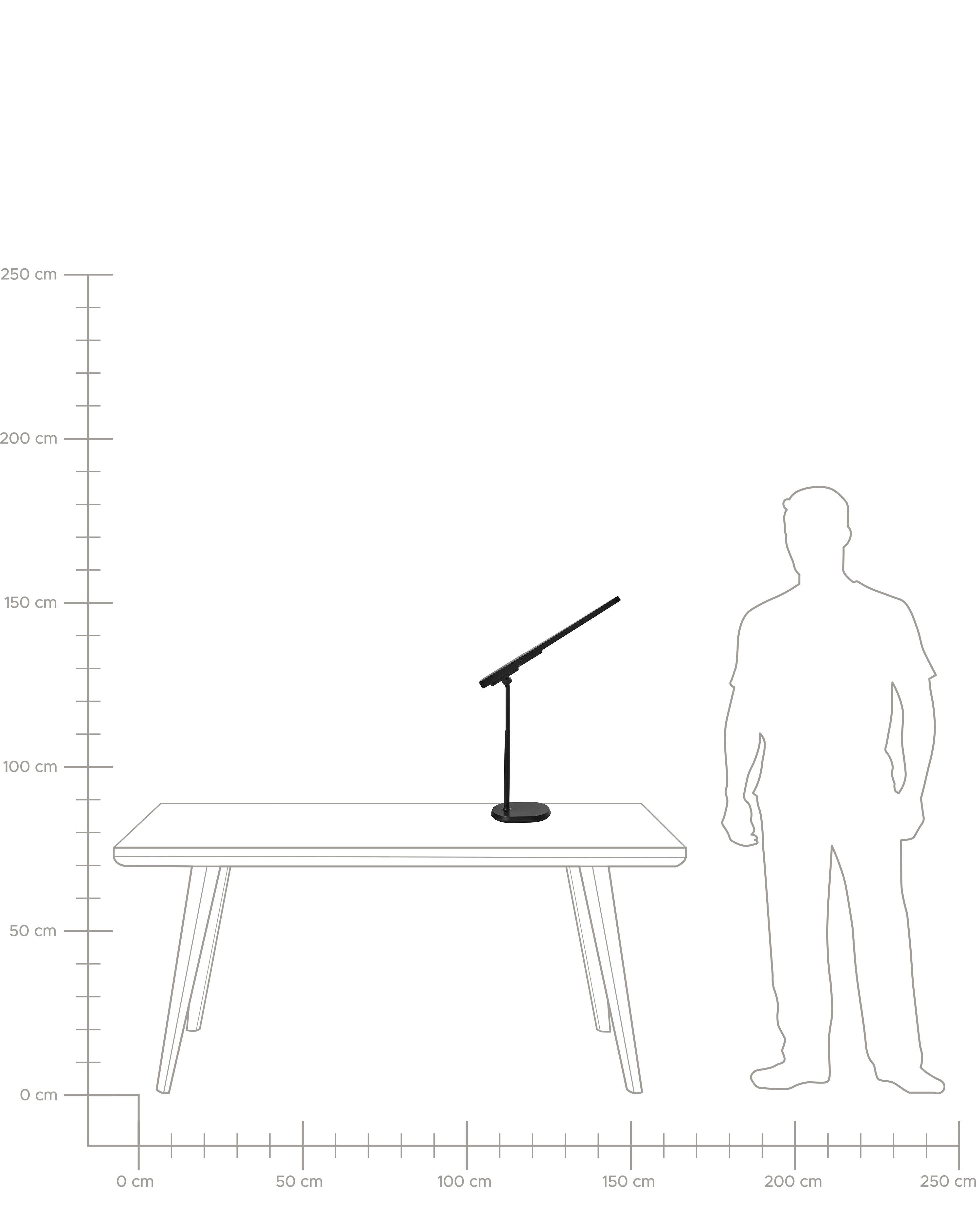 LED bureaulamp TUCANA met dimmer Zwart