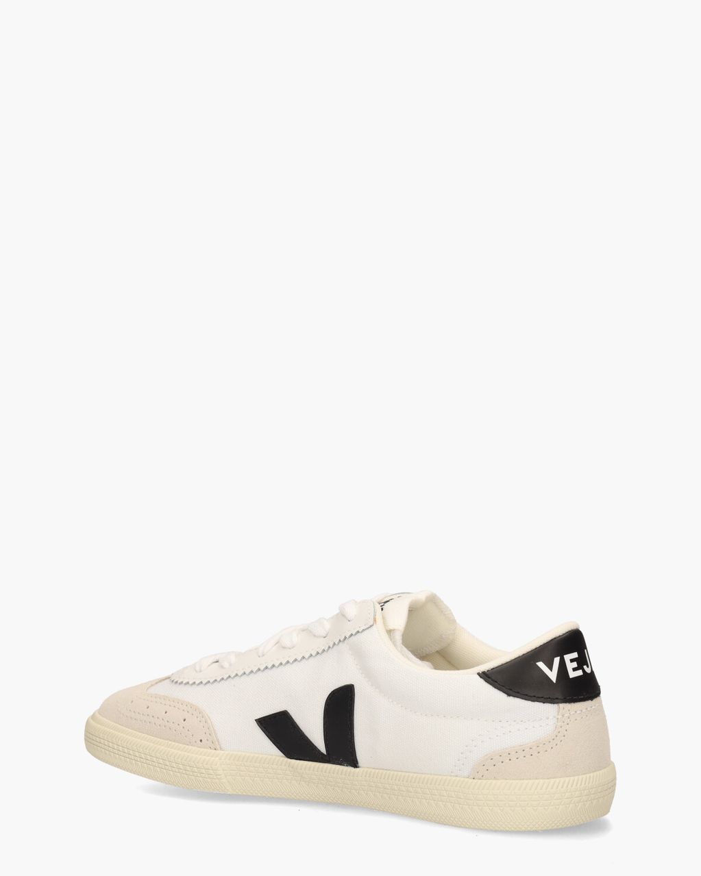 Veja Volley Canvas Wit/Zwart Damessneakers