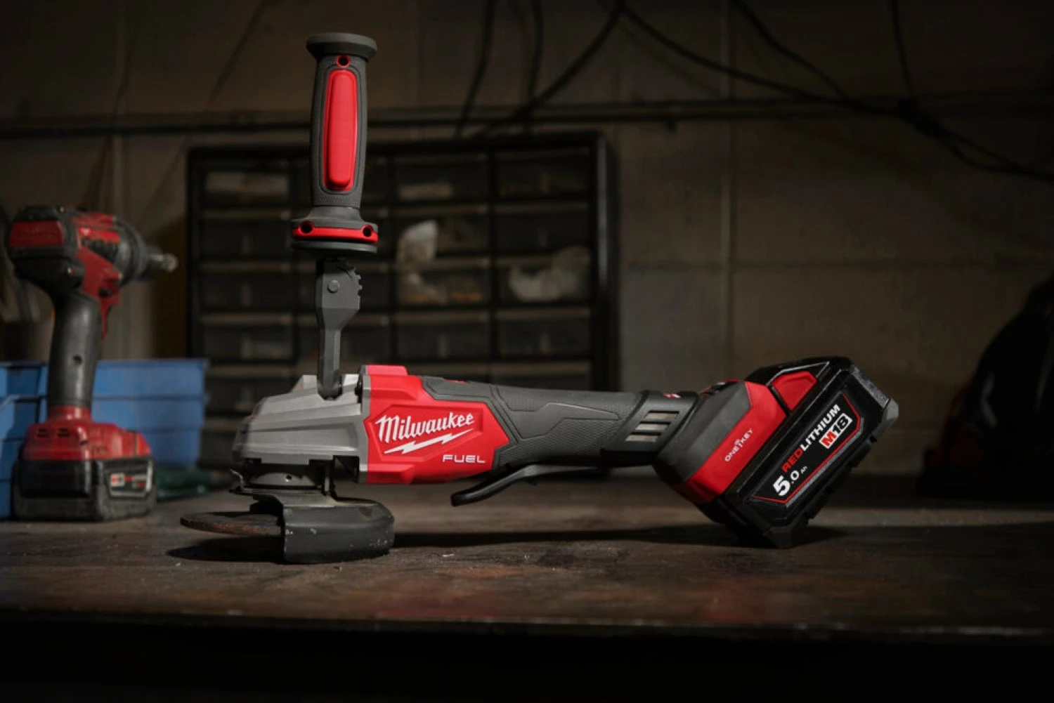 Milwaukee M18 FSAGSVO125X-0X 18V Li-ion accu haakse slijper body in HD Box - 125mm