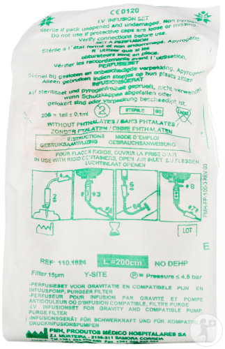 Dialex Biomedica Set À Perfusion Avec Filtre 15µ Set 1