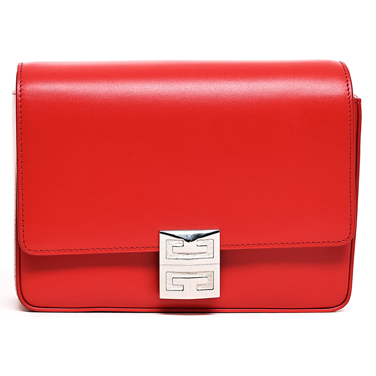 Givenchy Sac bandoulière 4G en Cuir rouge - Neuf avec étiquette - L.21 cm