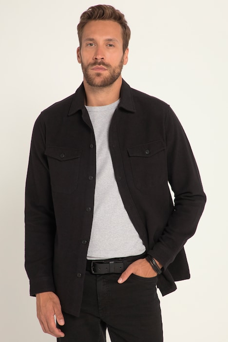 Hemd, Overshirt, Flanell, Langarm, Kentkragen