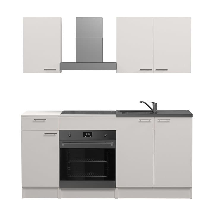 Meuble haut de cuisine Primalight 1 porte L. 40 cm blanc
