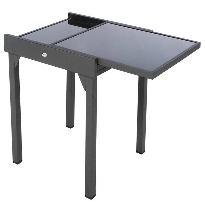 Table de jardin extensible PIAZZA Graphite