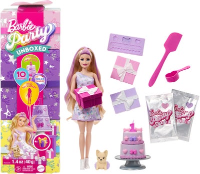 Barbie Party Unboxed Dukke 1