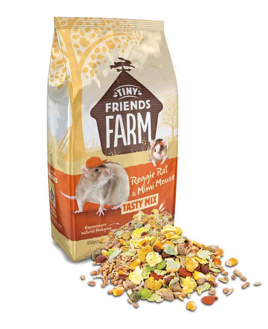 Tiny Friends Farm Reggie Rat - Rattenvoer - 0.85 Kilogram