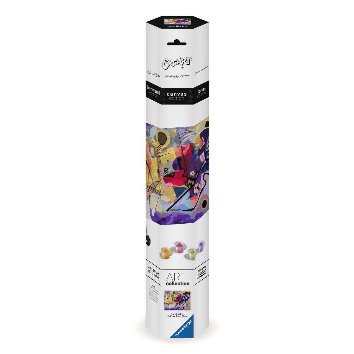 Ravensburger Spiel Leinwand ART Collection: Gelb, Rot, Blau (Kandinsky)