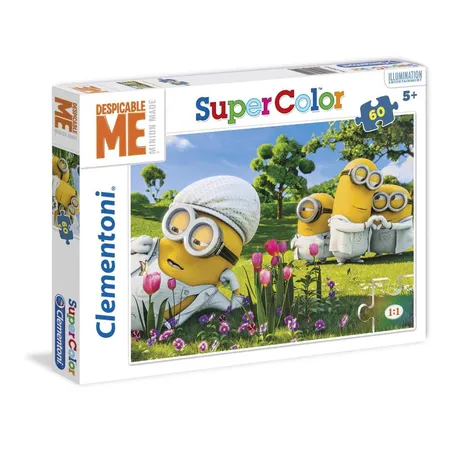 Clementoni Super Color Puzzle Minions, 60 Teile