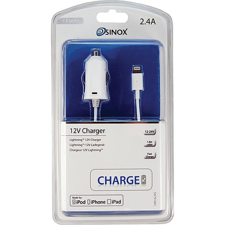 SINOX SXI791MFI 12Volt lader - hvid