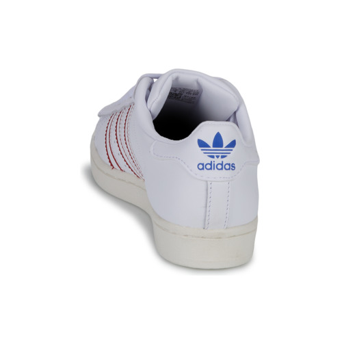 adidas Originals - SUPERSTAR J Blanco / Rojo