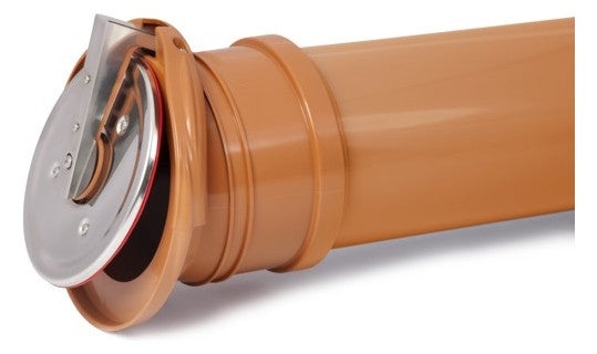 Airfit buis eindklep DN 110, oranje, 32110REK