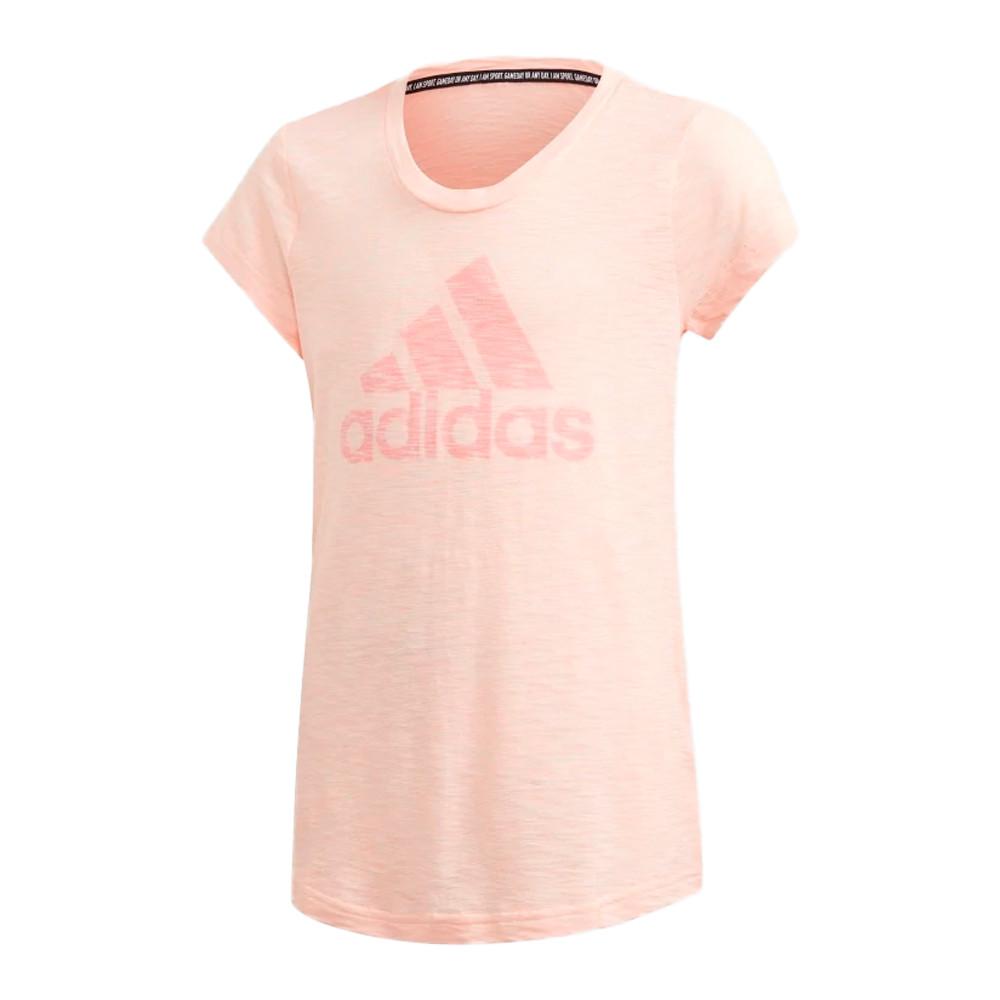 Adidas T-shirt Rose Fille Adidas Haves